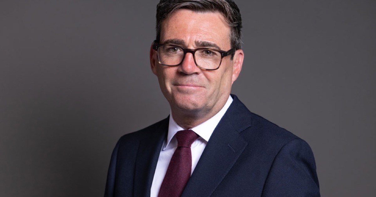 Official portrait of Prime Minister Andy Burnham, who announced a new push to reform adult social care in England