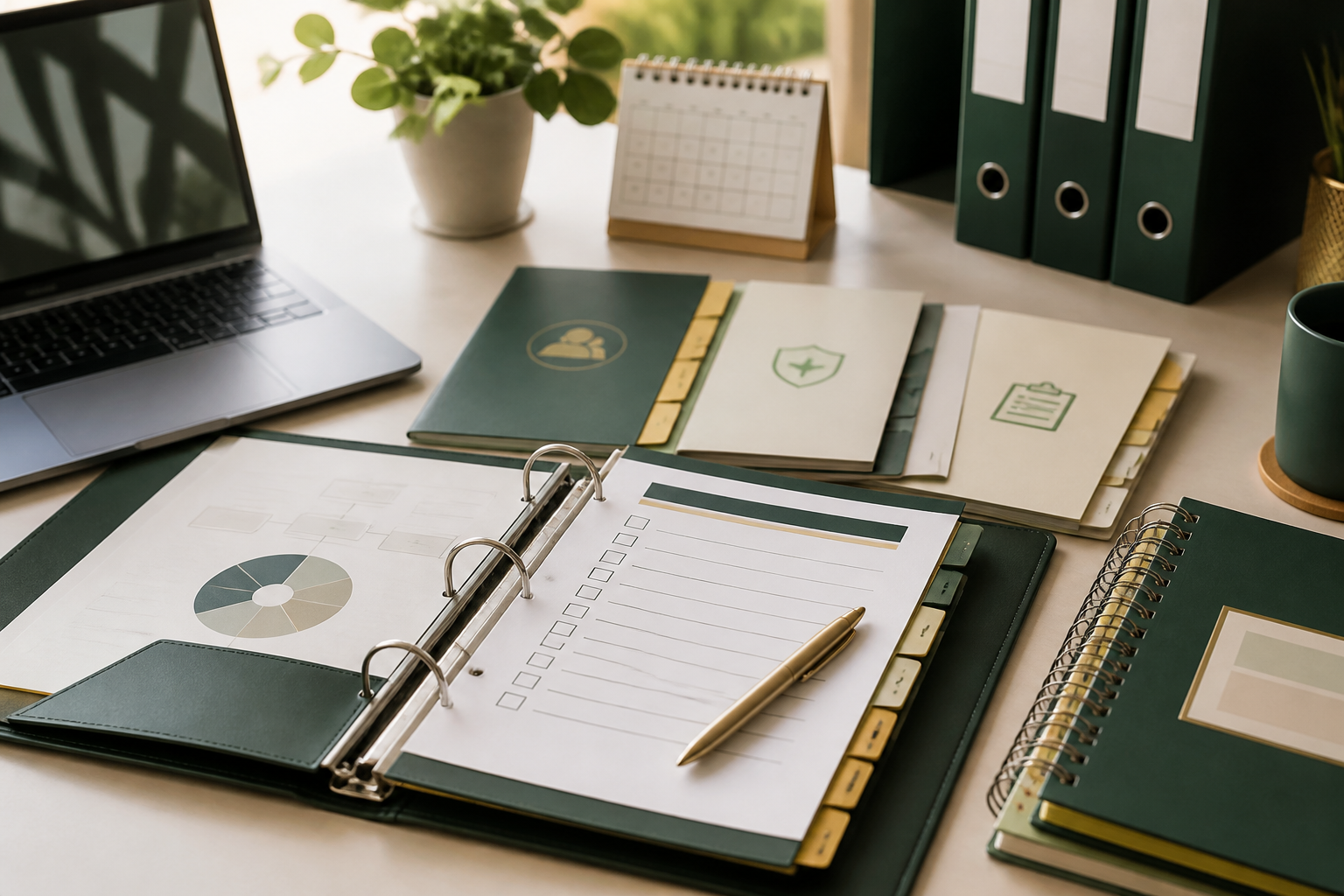 Organised registered manager governance toolkit with audit and supervision documents